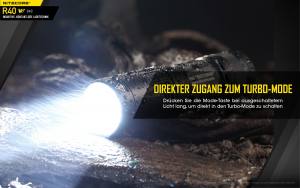 NITECORE R40 V2 - aufladbare LED Lampe - max. 1200 Lumen