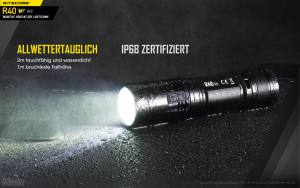 NITECORE R40 V2 - aufladbare LED Lampe - max. 1200 Lumen