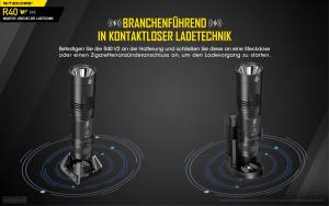 NITECORE R40 V2 - aufladbare LED Lampe - max. 1200 Lumen