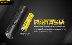 NITECORE R40 V2 - aufladbare LED Lampe - max. 1200 Lumen