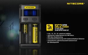NITECORE Schnelladegerät SC2