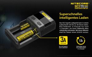 NITECORE Schnelladegerät SC2