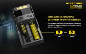 NITECORE Schnelladegerät SC2