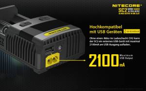 NITECORE Schnelladegerät SC2