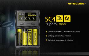 NITECORE Schnellladegerät SC4