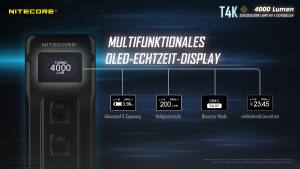 NITECORE T4K - max. 4000 Lumen