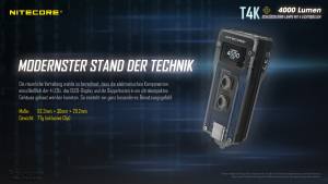 NITECORE T4K - max. 4000 Lumen