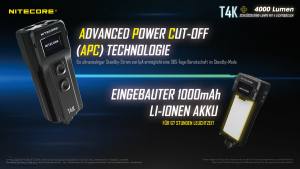 NITECORE T4K - max. 4000 Lumen