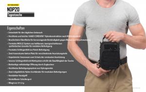 NITECORE Tasche NDP20 - schwarz