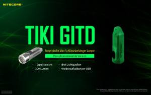 NITECORE TIKI GITD - max. 300 Lumen