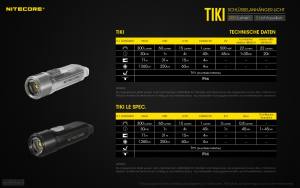 NITECORE TIKI LE - max. 300 Lumen