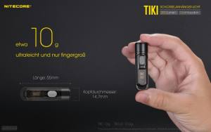 NITECORE TIKI LE - max. 300 Lumen