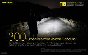 NITECORE TIKI LE - max. 300 Lumen