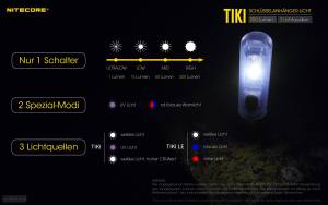 NITECORE TIKI LE - max. 300 Lumen