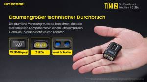 NITECORE TINI 2 - max. 500 Lumen