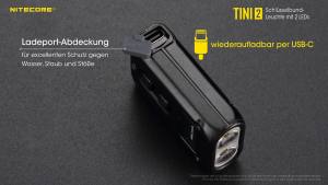 NITECORE TINI 2 - max. 500 Lumen