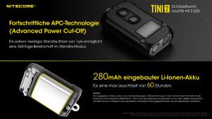NITECORE TINI 2 - max. 500 Lumen
