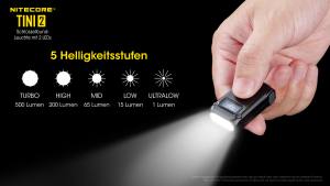NITECORE TINI 2 - max. 500 Lumen