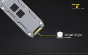 NITECORE TIP - max. 360 Lumen