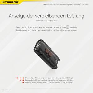 NITECORE TIP SE - max. 700 Lumen