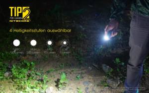 NITECORE TIP2 - max. 720 Lumen