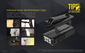 NITECORE TIP2 - max. 720 Lumen