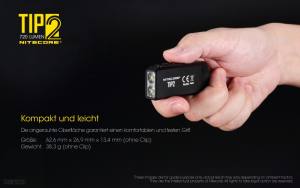 NITECORE TIP2 - max. 720 Lumen