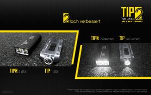 NITECORE TIP2 - max. 720 Lumen