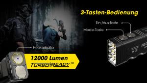 NITECORE TM12K - max. 12.000 Lumen
