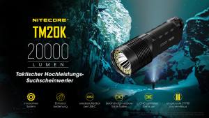NITECORE TM20K - max. 20.000 Lumen