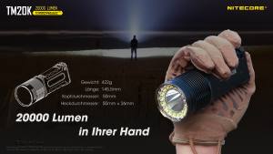 NITECORE TM20K - max. 20.000 Lumen