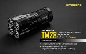 NITECORE TM28  - max. 6.000 Lumen
