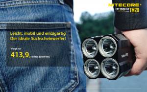 NITECORE TM28  - max. 6.000 Lumen