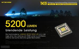 NITECORE TM39 - max. 5.200 Lumen