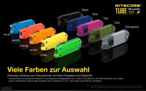 NITECORE TUBE 2.0 - max. 55 Lumen