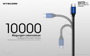NITECORE - UAC20 - USB-C Lade- und Datenkabel