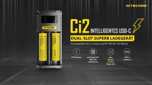 NITECORE USB-C Ladegerät CI2