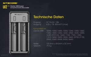 NITECORE - USB Ladegerät UI2