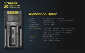 NITECORE USB Ladegerät UM2 - mit LED-Display