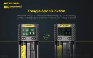 NITECORE USB Ladegerät UM2 - mit LED-Display