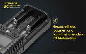 NITECORE USB Ladegerät UM2 - mit LED-Display