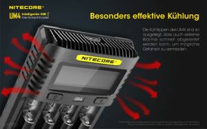NITECORE USB Ladegerät UM4 - mit LED-Display