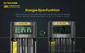 NITECORE USB Ladegerät UM4 - mit LED-Display