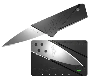 SINCLAIR - CARDSHARP 2, schwarz - Klinge silber