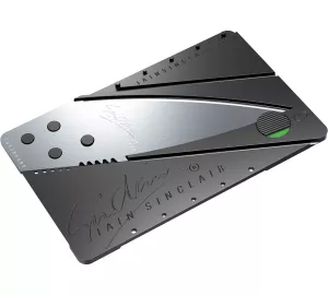 SINCLAIR - CARDSHARP 2, schwarz - Klinge schwarz