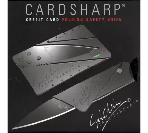 SINCLAIR - CARDSHARP 2, schwarz - Klinge schwarz