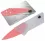 SINCLAIR - CARDSHARP 2, transluzent - Klinge pink